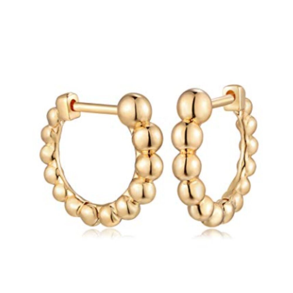 Gold Plated Hoop Earrings